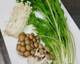鶏とキノコのかき玉うどん作り方2写真