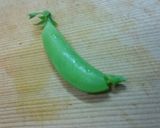 スナップエンドウの塩ゆで☆醤油マヨ作り方2写真