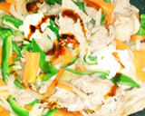 簡単♪豚薄切り肉のｵｲﾏﾖ炒め☆作り方5写真