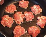 豚小間ダンゴ☆ケチャップしょう油味作り方3写真
