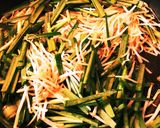 フライパン１つで出来る厚揚げのあんかけ。作り方2写真