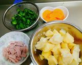 子供とおやつに＊ミルキーなポテトサラダ作り方1写真
