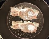 簡単、ベーコンと豚肉のサルティンボッカ作り方6写真