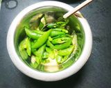焼きスナップえんどう☆麵つゆマヨネーズ☆作り方1写真