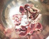 砂肝とにんにくの芽の炒め物作り方7写真