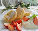 幸せのパンケーキ風ふわふわパンケーキ♬作り方22写真