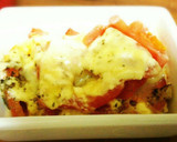 ＊トマトとハムのマヨチーズ焼き＊作り方5写真