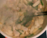 鶏肉と長芋と小松菜のバター醤油炒め作り方4写真
