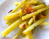 大人のおつまみ☆フキのペペロンチーノ作り方4写真