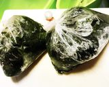 具を食べる！タケノコとヒトハメの味噌汁☆作り方1写真