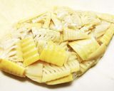 具を食べる！タケノコとヒトハメの味噌汁☆作り方7写真