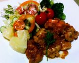我が家のお肉やわらか♪ポークチャツプ作り方16写真