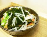 簡単！ノンカロリ−寒天でヘルシ−サラダ作り方4写真
