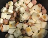 大葉香る✨はんぺんウインナー醤油マヨ焼き作り方2写真