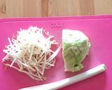 マヨマジック♪ふんわりお絵かきお好み焼き作り方3写真