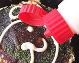 マヨマジック♪ふんわりお絵かきお好み焼き作り方7写真
