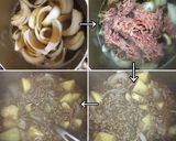 愛情一手間！絶品！挽肉の肉じゃがグラタン作り方2写真