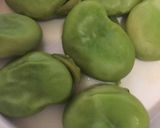 レンジで簡単♡そら豆のネギチーズ作り方1写真