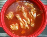 レンジde鶏手羽元のトマトジュース煮♪作り方3写真