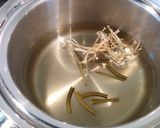 わらびのように食べられる明日葉のみそ汁作り方3写真