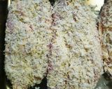 鶏むね肉のマスタードパン粉焼き♪作り方5写真