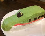 新幹線はやぶさケーキ作り方3写真