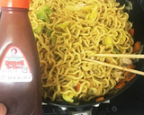 三種のソースであっさりお好み焼きそば作り方4写真