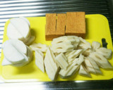 ちくわぶ&大根&厚揚げの煮物作り方1写真