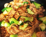 豚バラとえのきと青梗菜のにんにく醤油炒め作り方5写真