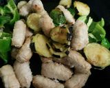 ころころ豚肉と野菜の味ぽん炒め作り方11写真