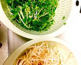激安！シャキ旨！もやしと豆苗のナムル作り方1写真