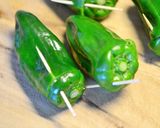 がごめ昆布とろろとピーマンのチーズ詰め作り方1写真
