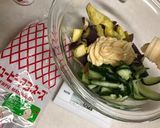 さつま芋とキュウリの☆カレーマヨサラダ作り方10写真