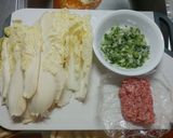 単身赴任向 白菜とひき肉のうま煮作り方1写真