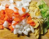 春野菜たっぷり オープンオムレツ作り方1写真