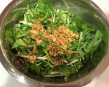 エゴマ油で和えるだけの水菜サラダ♬作り方3写真