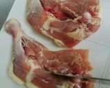 骨付きモモ肉 みかん&粒マスタードソース作り方1写真