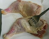 骨付きモモ肉 みかん&粒マスタードソース作り方2写真