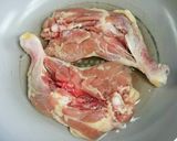 骨付きモモ肉 みかん&粒マスタードソース作り方3写真