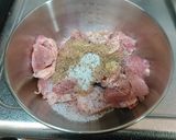 鶏もも肉と白菜のにんにく黒胡椒蒸し作り方2写真
