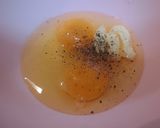 春の山菜コシアブラ入りスクランブルエッグ作り方4写真