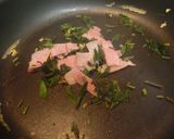 春の山菜コシアブラ入りスクランブルエッグ作り方7写真