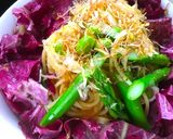 野菜たっぷり枝豆とアスパラの和風パスタ作り方5写真