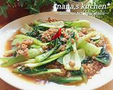 ＊チンゲン菜とひき肉のコクうま醤油炒め＊作り方6写真