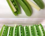 スナップえんどう に チーズ作り方3写真