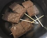 フキ味噌でコンニャクの田楽作り方9写真