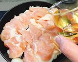 むね肉しっとり新玉ねぎとすし酢蒸し作り方4写真