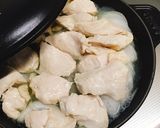 むね肉しっとり新玉ねぎとすし酢蒸し作り方6写真