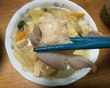 白菜ときのこのホルモン鍋（しょうゆ味）作り方8写真