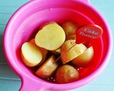 新ジャガ小芋と筍のこってり味噌炒め作り方5写真